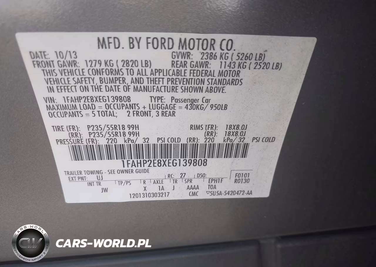 2014 Ford Taurus Sel VIN:1FAHP2E8XEG139808 - 9