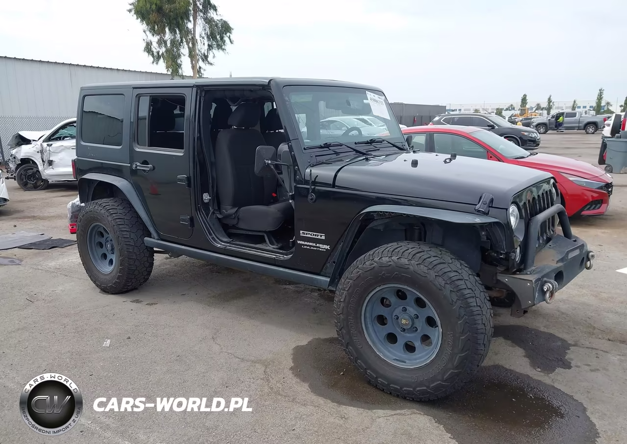 2018 Jeep Wrangler Jk Unlimited Sport S 4X4