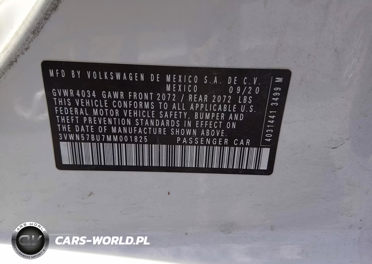 2021 Volkswagen Jetta 1.4T R-Line-1.4T S VIN:3VWN57BU7MM001825 - 9