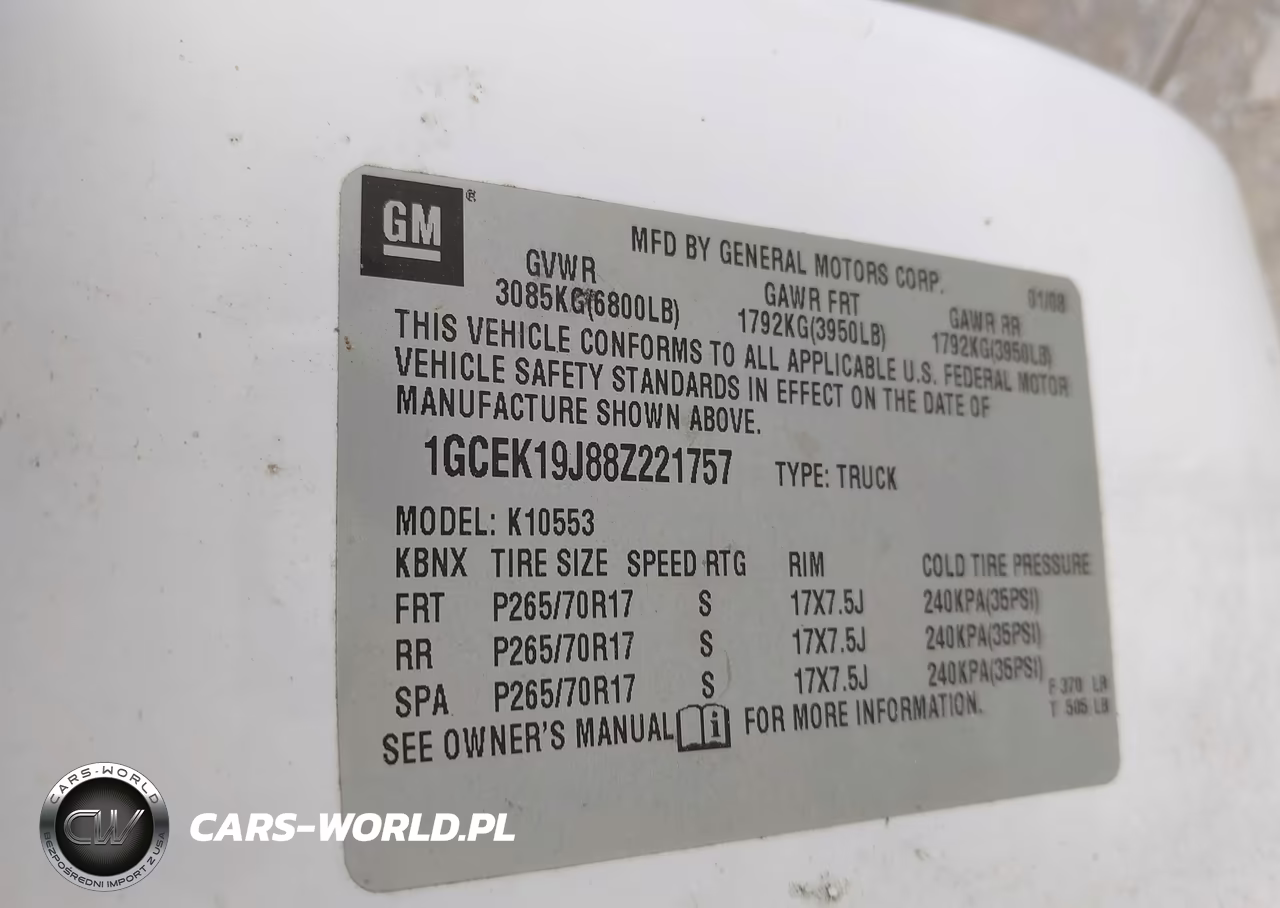 2008 Chevrolet Silverado 1500 Lt1 VIN:1GCEK19J88Z221757 - 9