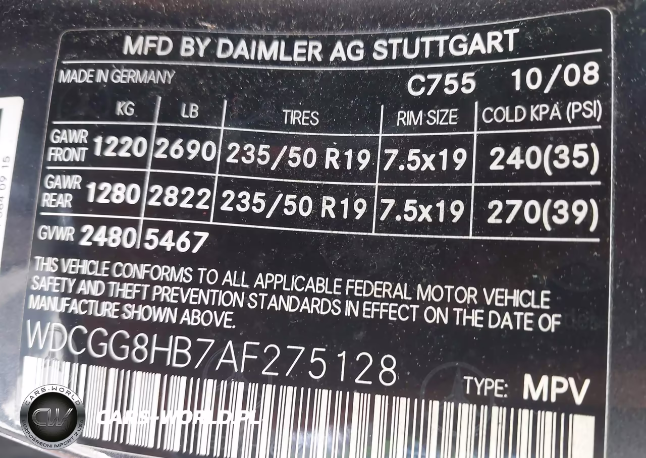 2010 Mercedes-Benz Glk 350 4Matic VIN:WDCGG8HB7AF275128 - 9