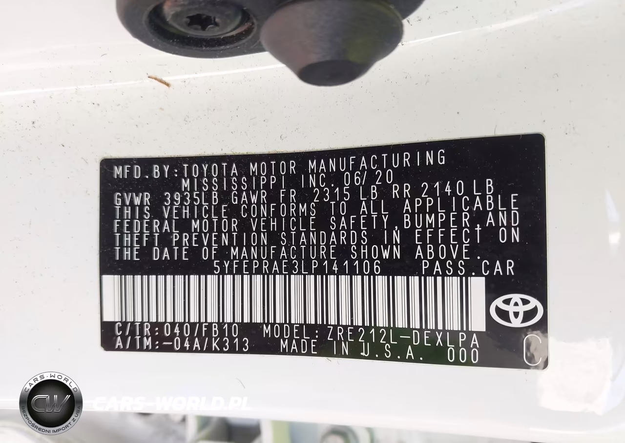 2020 Toyota Corolla Le VIN:5YFEPRAE3LP141106 - 9
