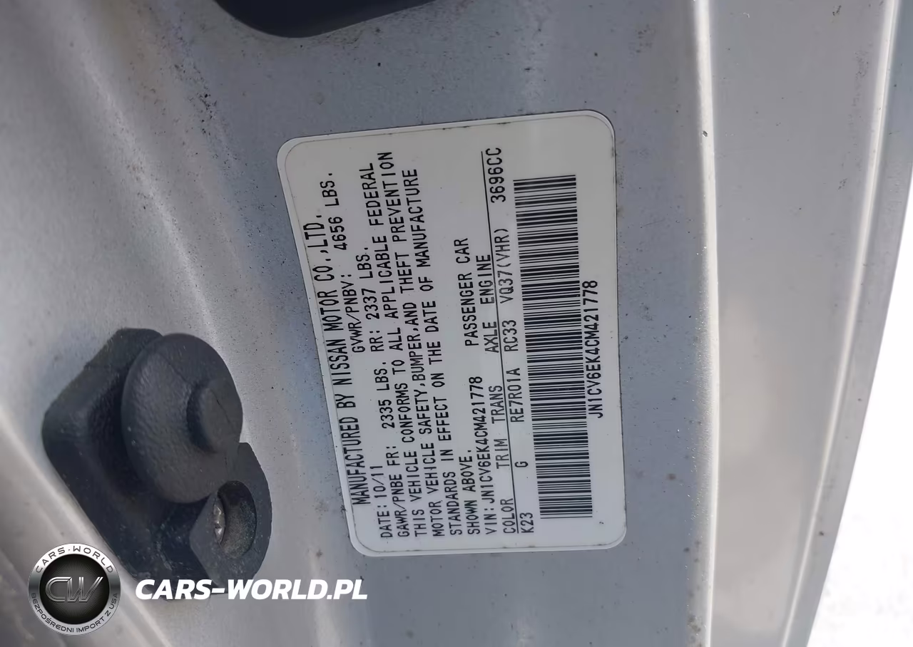 2012 Infiniti G37 Journey VIN:JN1CV6EK4CM421778 - 9