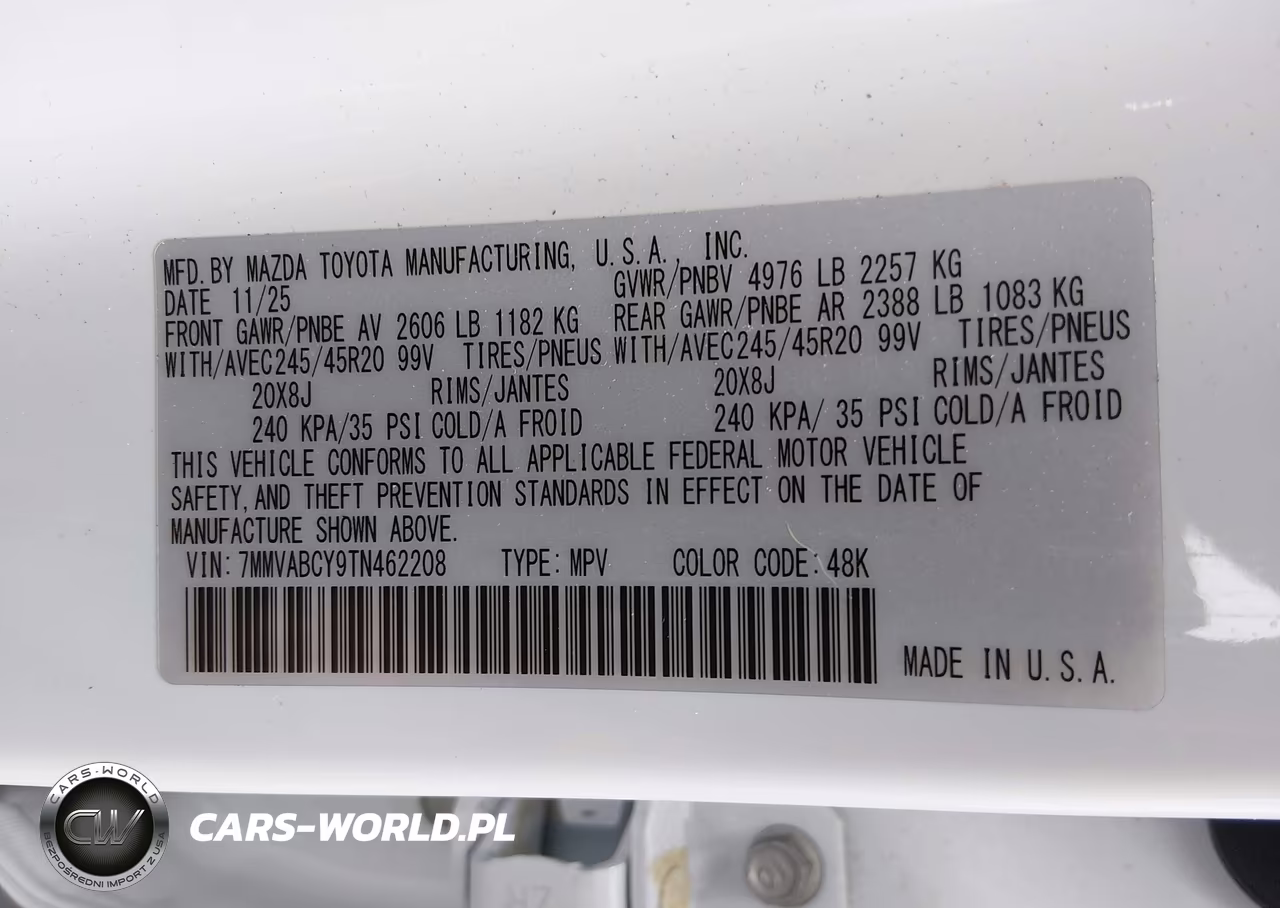 2026 Mazda Cx-50 2.5 Turbo VIN:7MMVABCY9TN462208 - 9