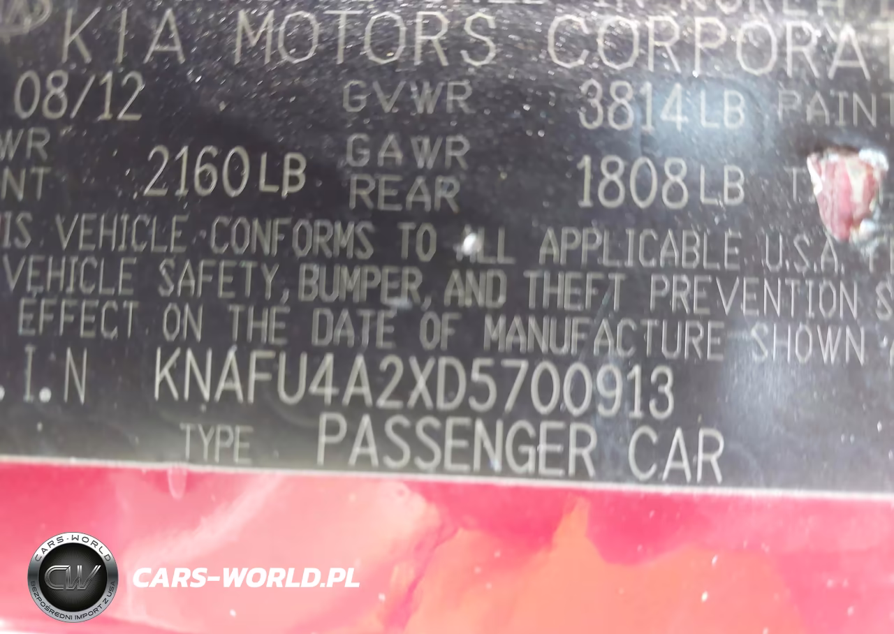 2013 Kia Forte Ex VIN:KNAFU4A2XD5700913 - 9