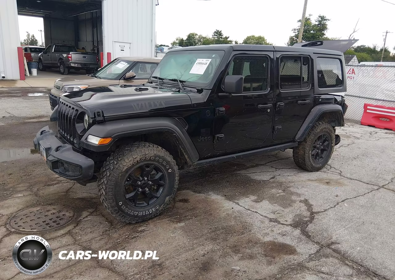2021 Jeep Wrangler Unlimited Willys 4X4 VIN:1C4HJXDN4MW601493 - 2
