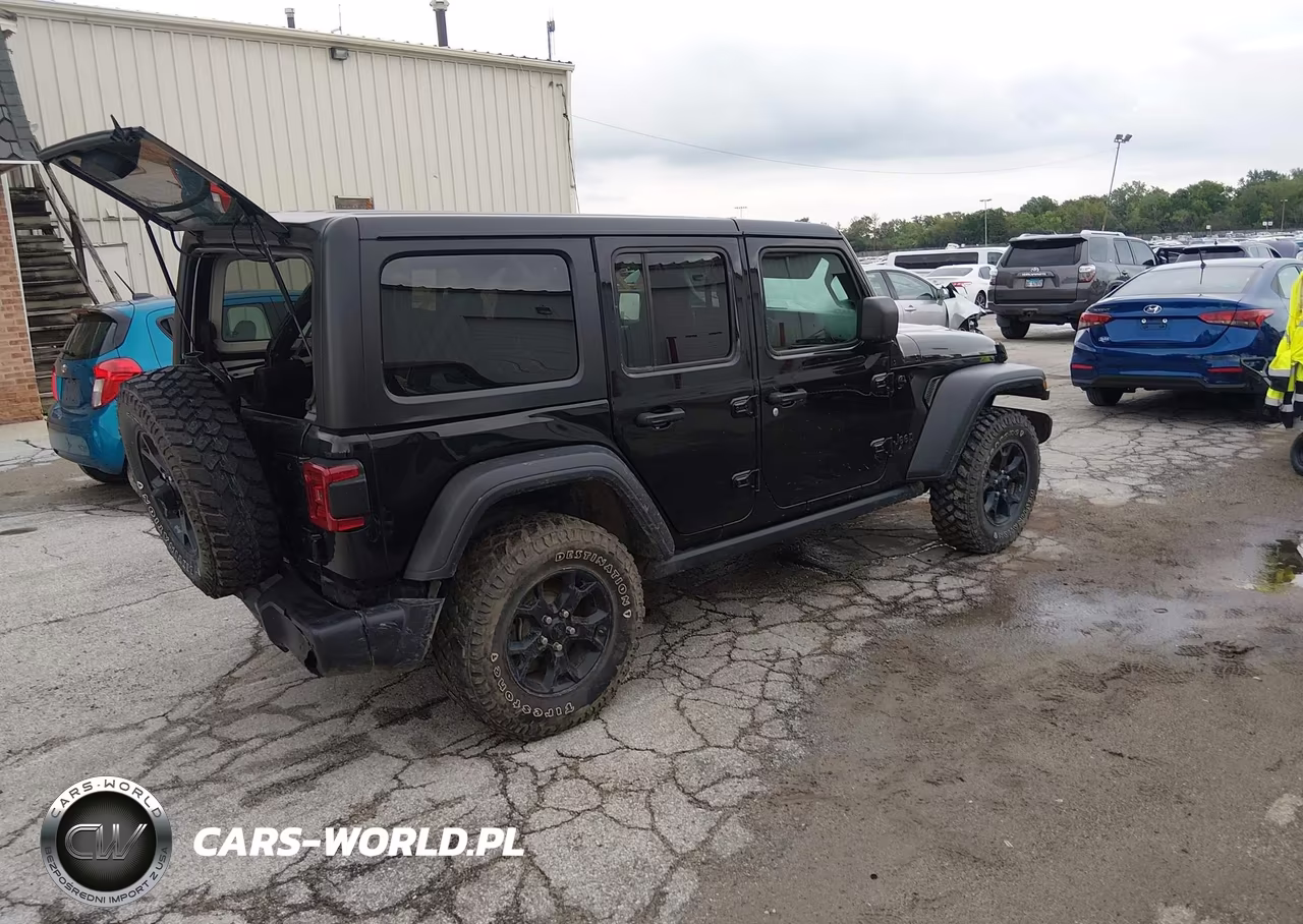 2021 Jeep Wrangler Unlimited Willys 4X4 VIN:1C4HJXDN4MW601493 - 4