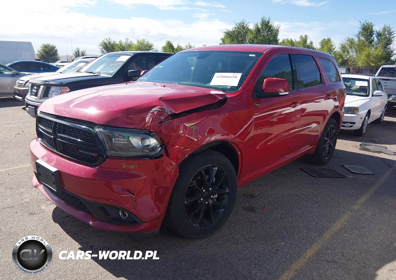 2017 Dodge Durango Gt Awd VIN:1C4RDJDG7HC820532 - 2