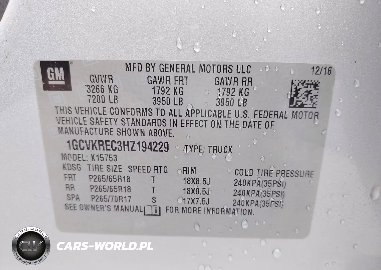 2017 Chevrolet Silverado 1500 Lt VIN:1GCVKREC3HZ194229 - 9