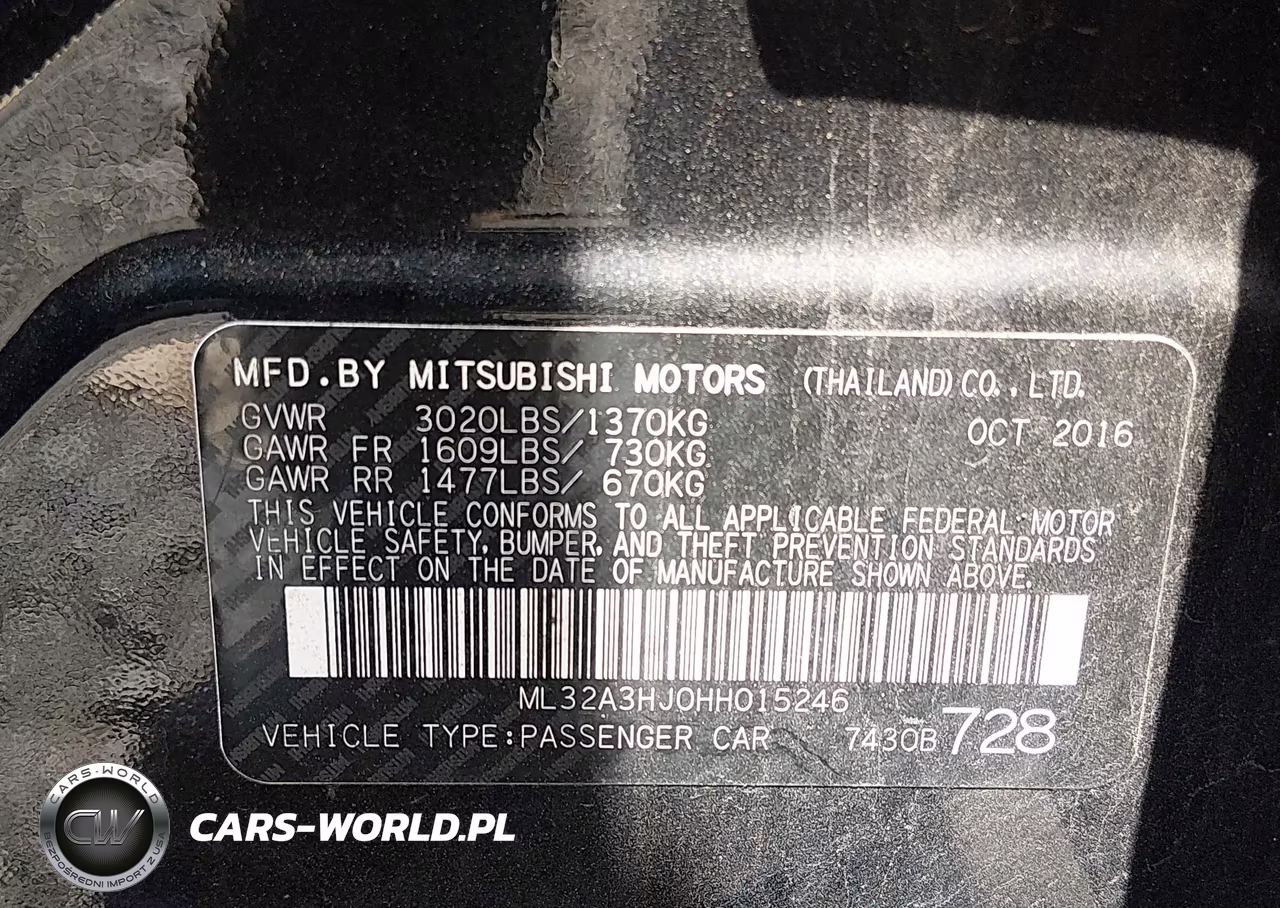 2017 Mitsubishi Mirage Es VIN:ML32A3HJ0HH015246 - 9