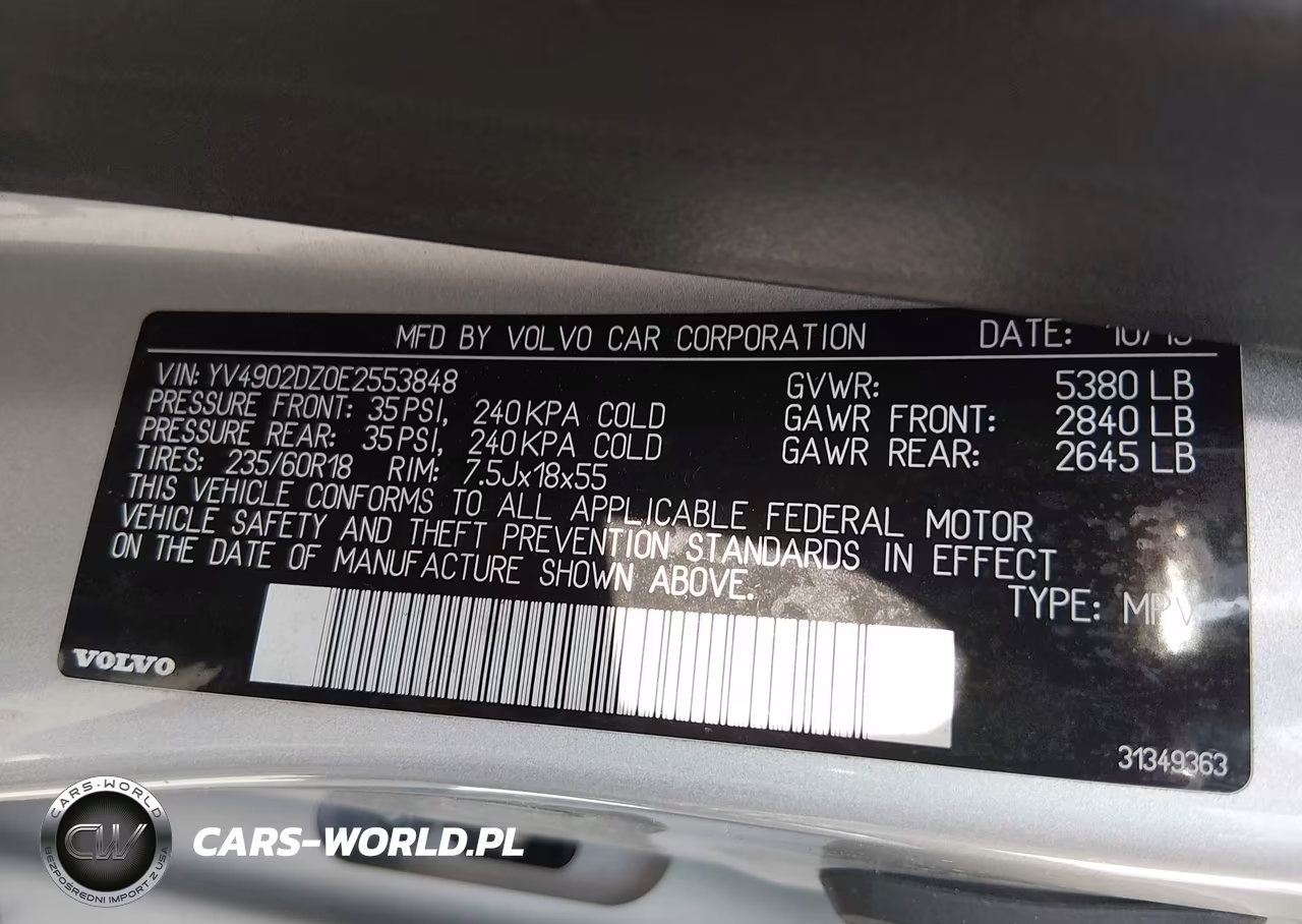2014 Volvo Xc60 T6 R-Design Premier Plus VIN:YV4902DZ0E2553848 - 9
