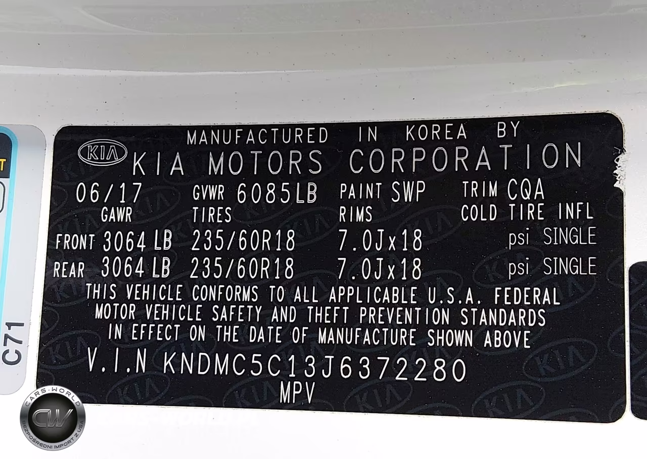 2018 Kia Sedona Sx VIN:KNDMC5C13J6372280 - 9