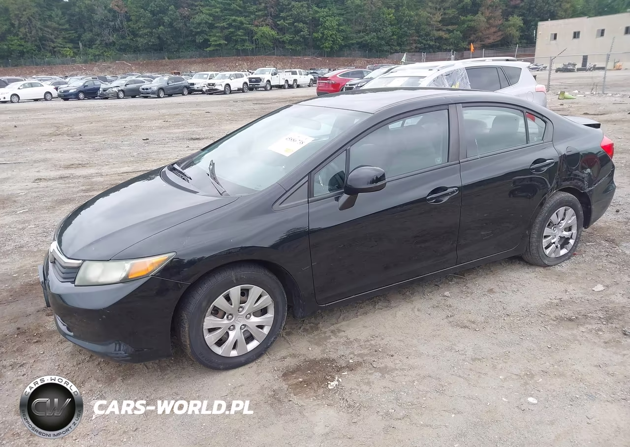 2012 Honda Civic Lx VIN:2HGFB2F59CH305422 - 2