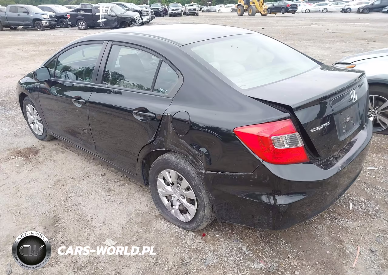 2012 Honda Civic Lx VIN:2HGFB2F59CH305422 - 3