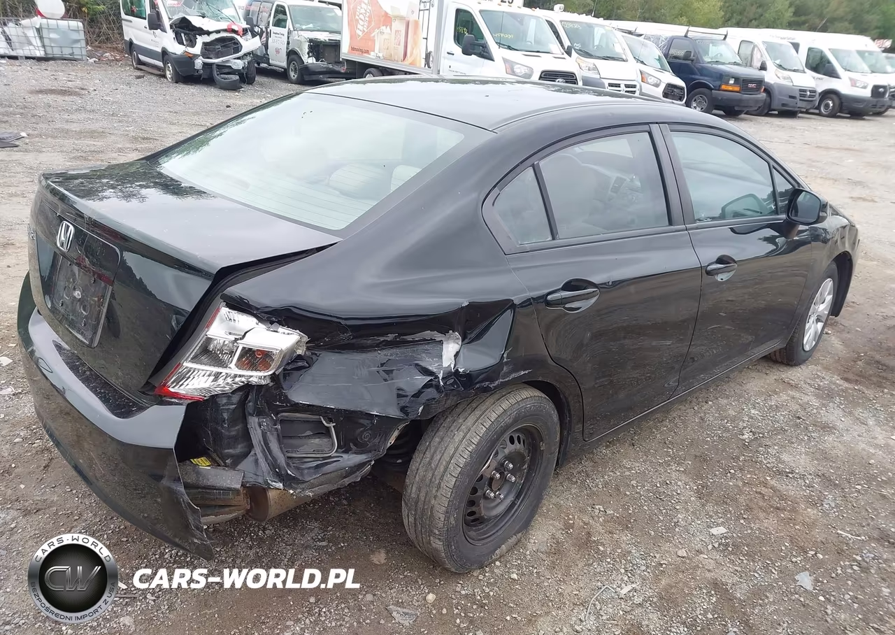 2012 Honda Civic Lx VIN:2HGFB2F59CH305422 - 4