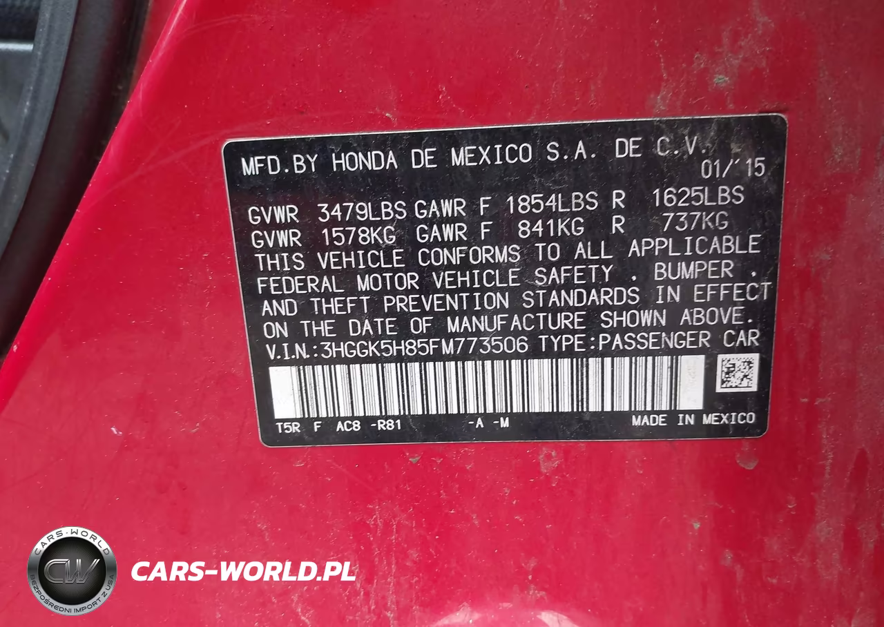 2015 Honda Fit Ex-Ex-L VIN:3HGGK5H85FM773506 - 9