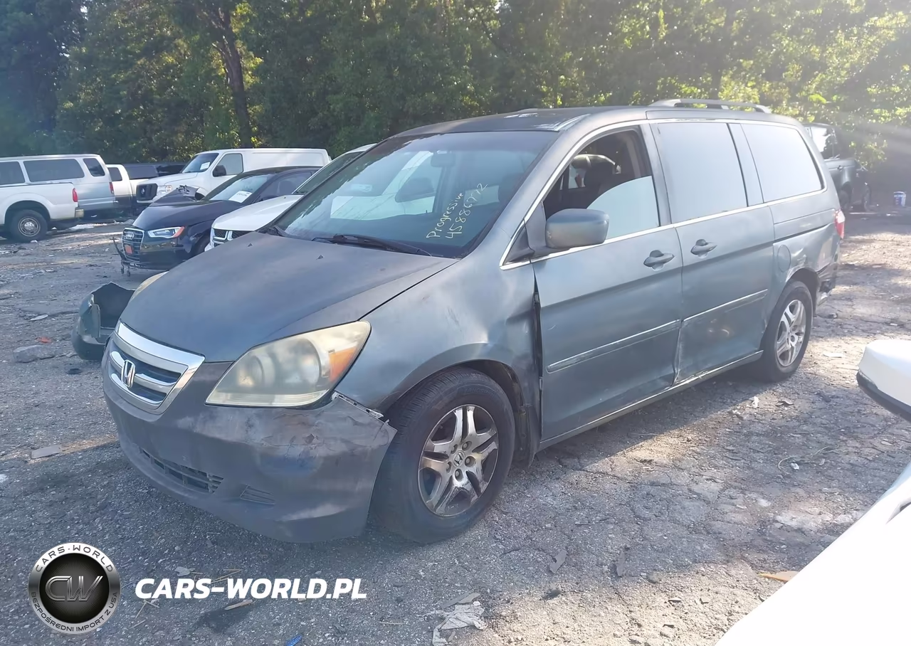 2005 Honda Odyssey Ex-L VIN:5FNRL38755B091664 - 2