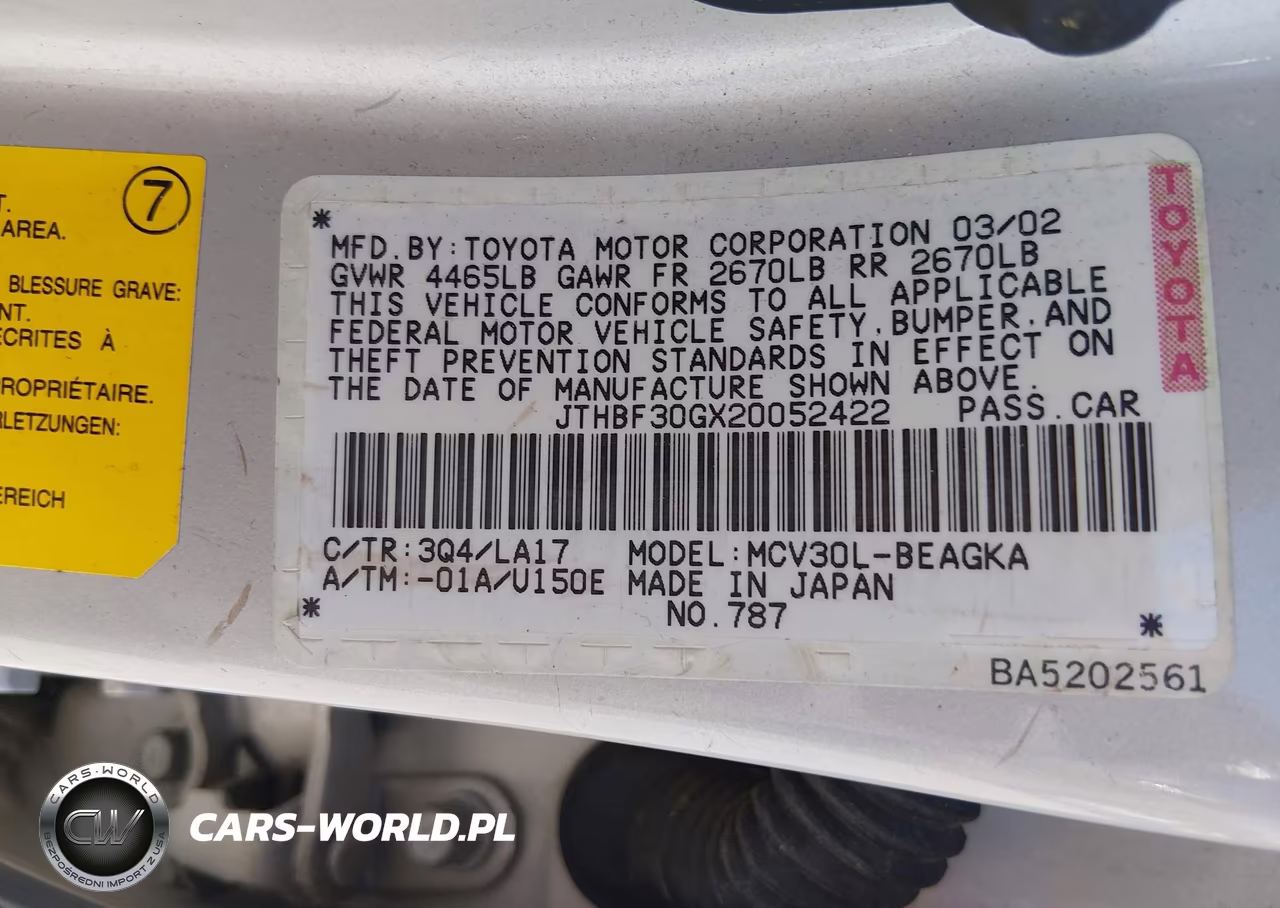 2002 Lexus Es 300 VIN:JTHBF30GX20052422 - 9