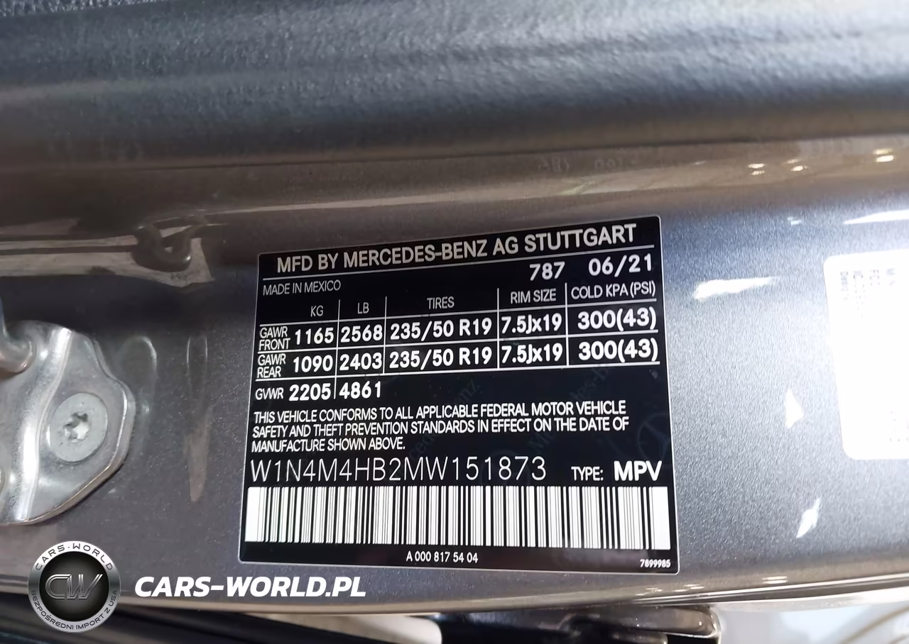 2021 Mercedes-Benz Glb 250 4Matic VIN:W1N4M4HB2MW151873 - 9