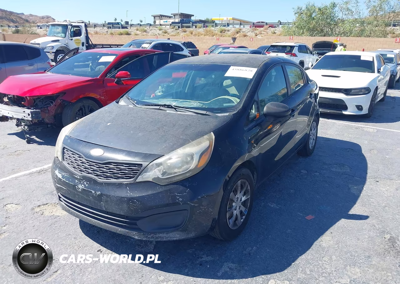 2013 Kia Rio Lx VIN:KNADM4A30D6254054 - 2