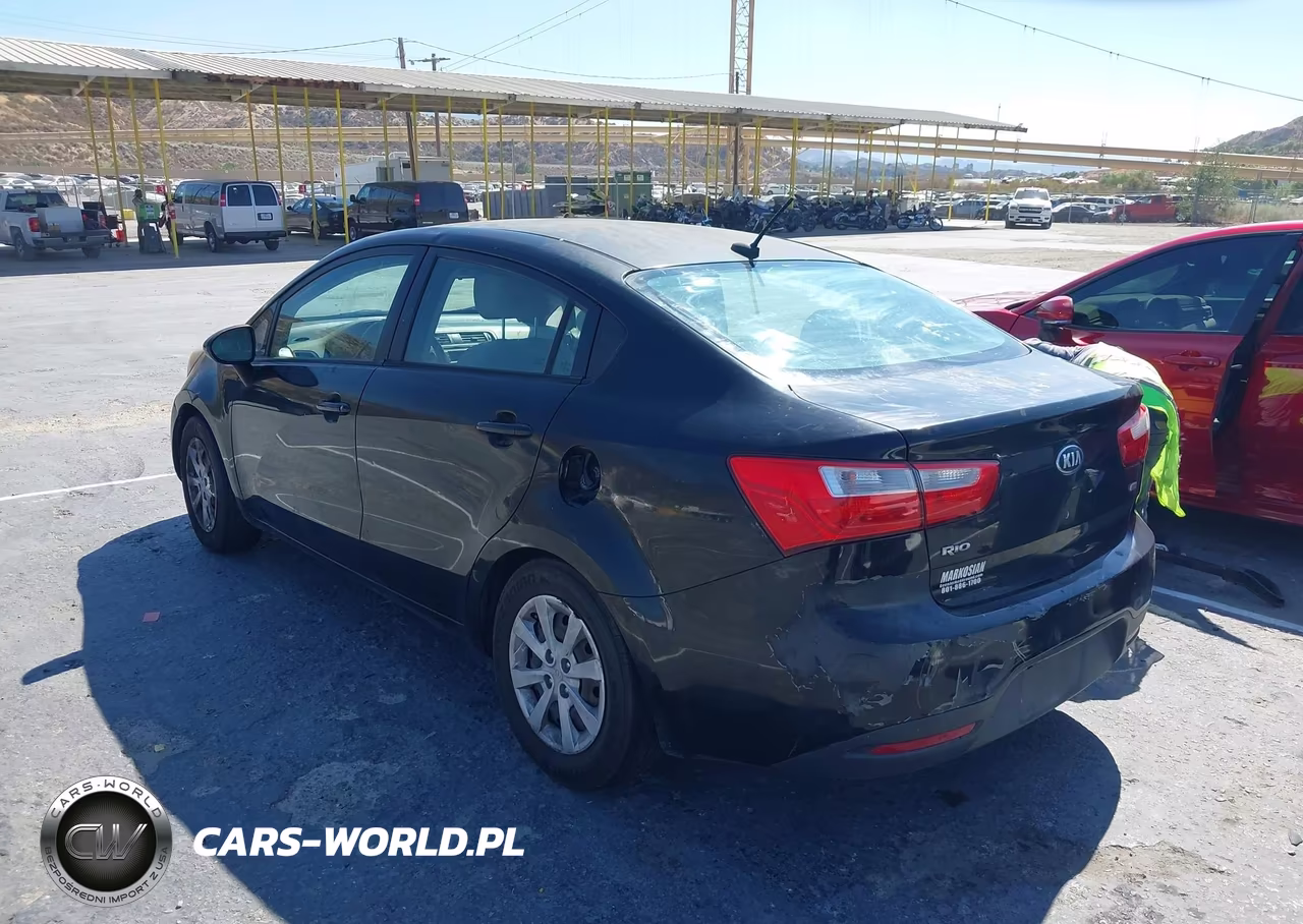 2013 Kia Rio Lx VIN:KNADM4A30D6254054 - 3