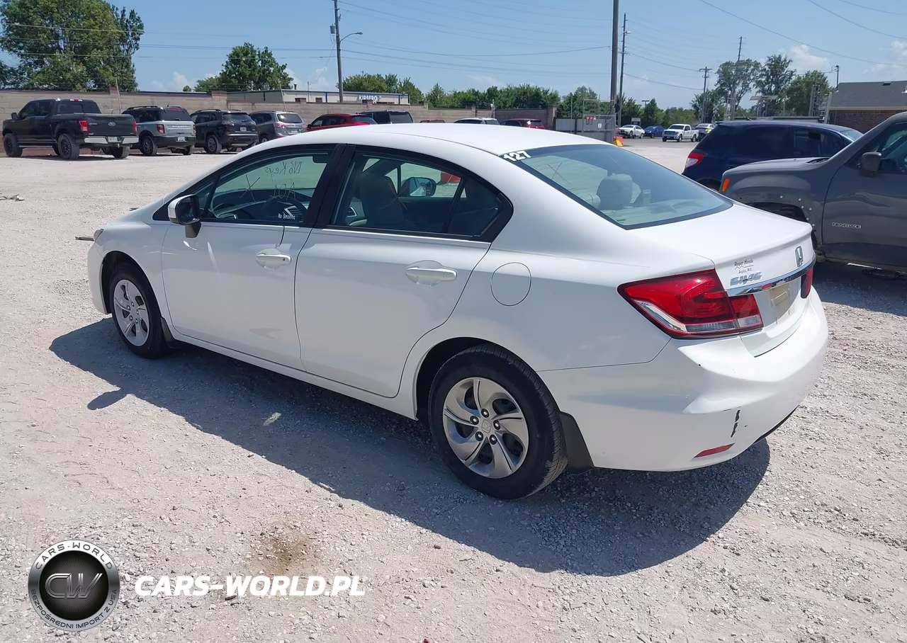 2014 Honda Civic Lx VIN:19XFB2F53EE042406 - 3