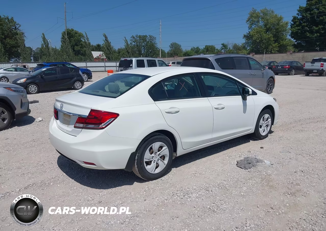 2014 Honda Civic Lx VIN:19XFB2F53EE042406 - 4