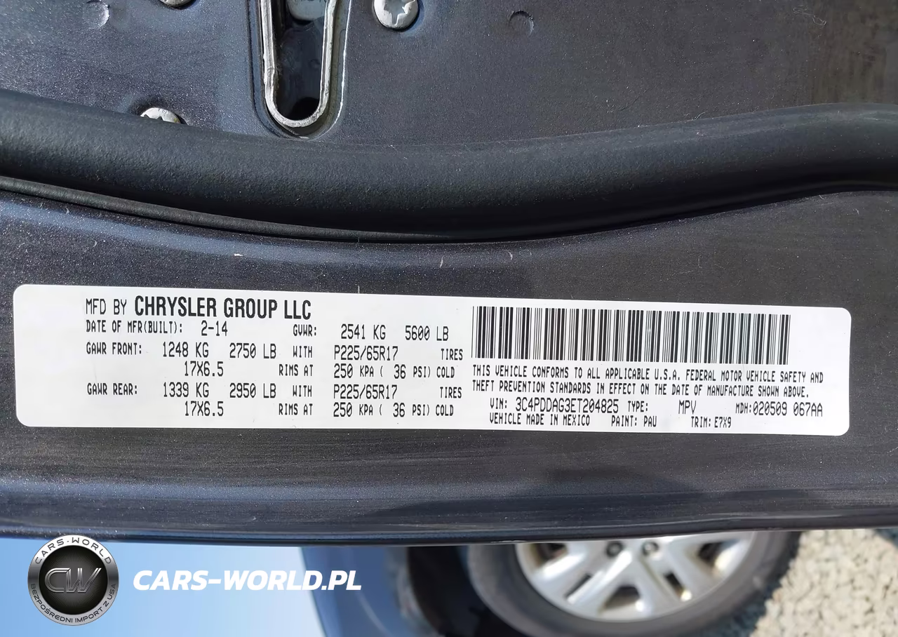 2014 Dodge Journey Se VIN:3C4PDDAG3ET204825 - 9
