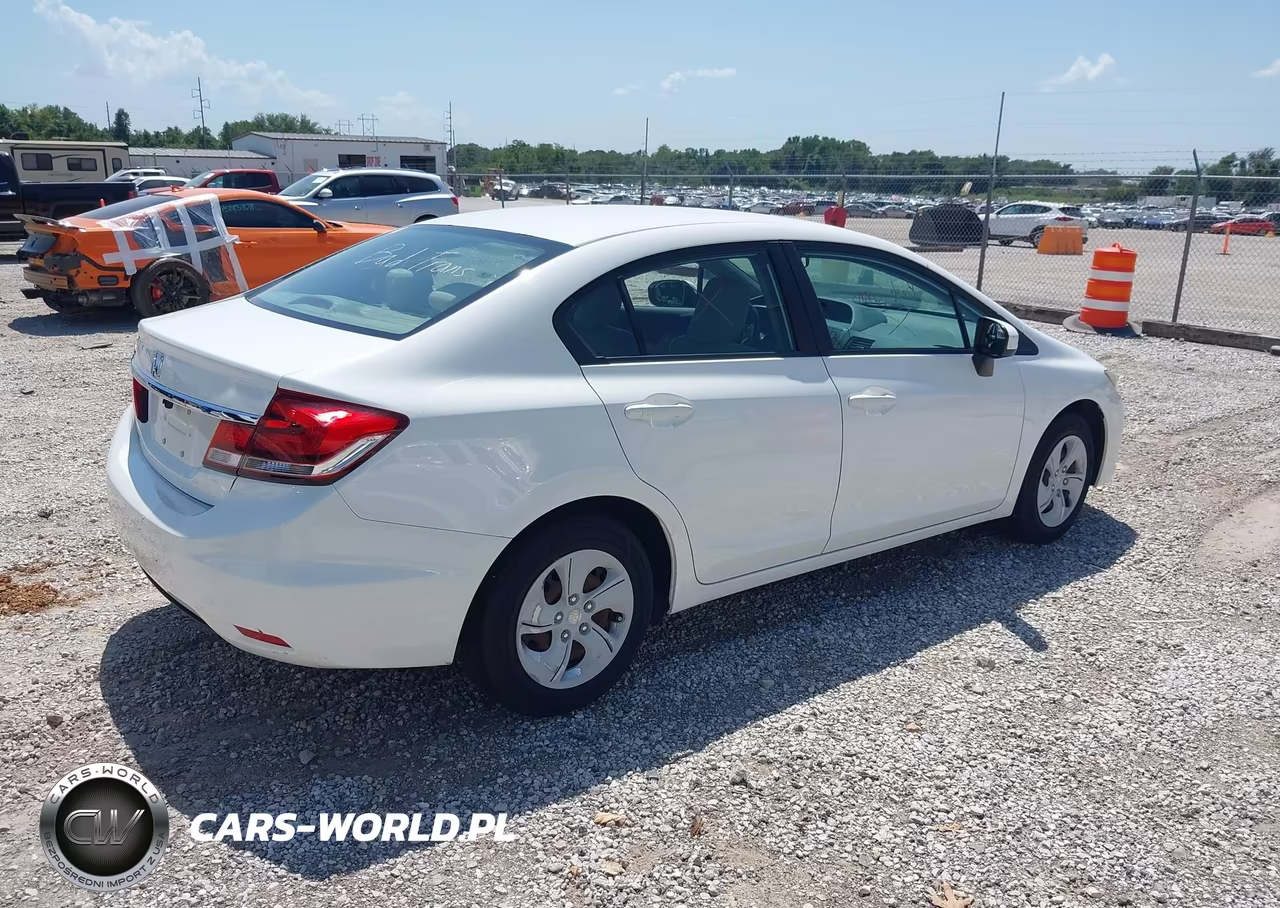 2015 Honda Civic Lx VIN:19XFB2F52FE004036 - 4