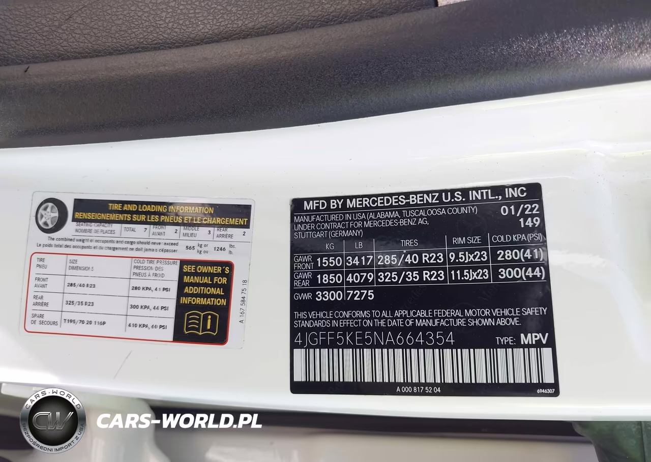 2022 Mercedes-Benz Gls 450 4Matic VIN:4JGFF5KE5NA664354 - 9