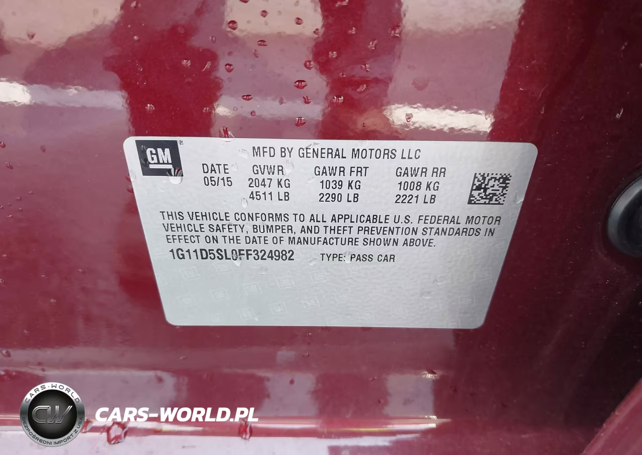 2015 Chevrolet Malibu 2Lt VIN:1G11D5SL0FF324982 - 9