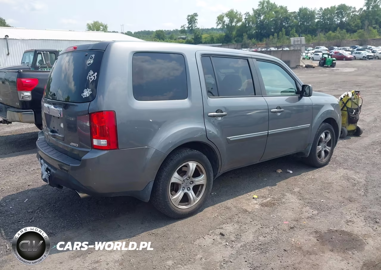 2012 Honda Pilot Ex-L VIN:5FNYF4H66CB006554 - 4