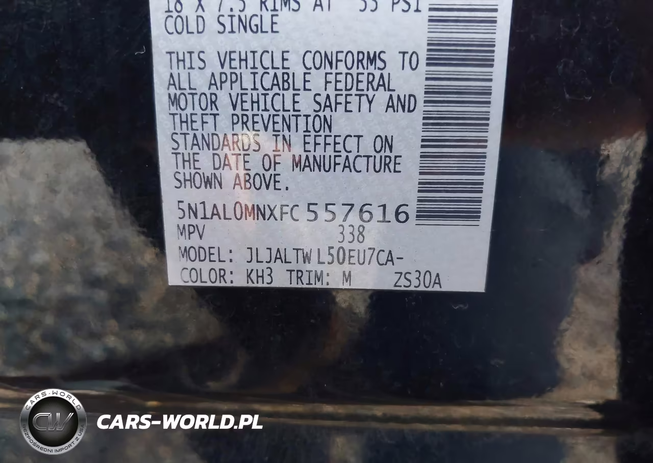 2015 Infiniti Qx60 VIN:5N1AL0MNXFC557616 - 9