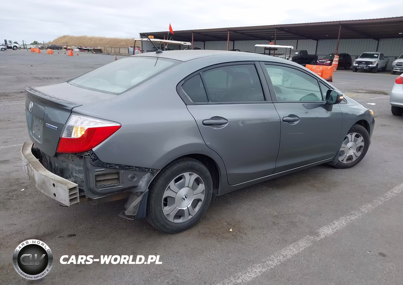 2012 Honda Civic Hybrid VIN:JHMFB4F26CS004775 - 4