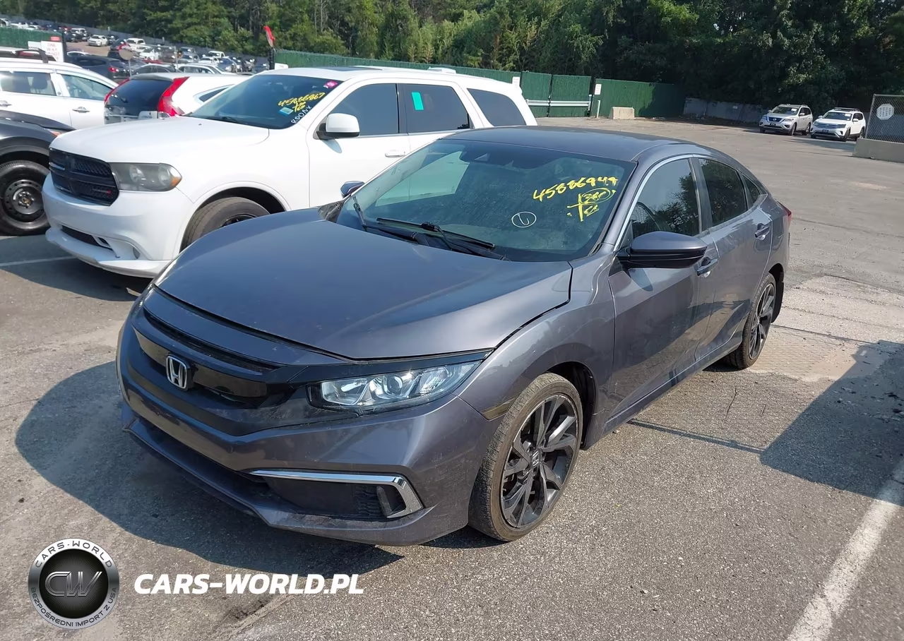 2019 Honda Civic Lx VIN:19XFC2F67KE045956 - 2