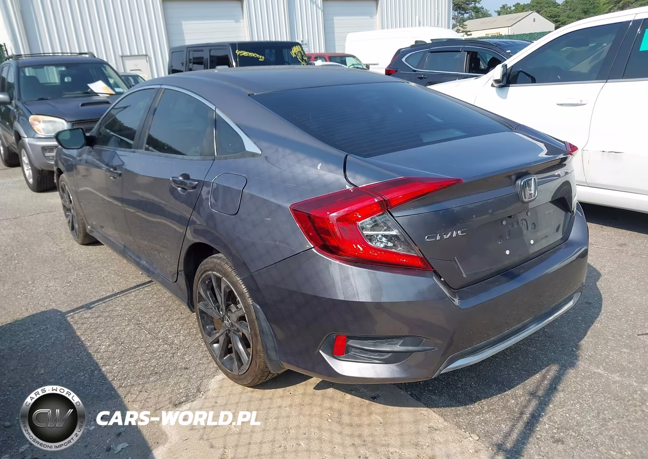 2019 Honda Civic Lx VIN:19XFC2F67KE045956 - 3