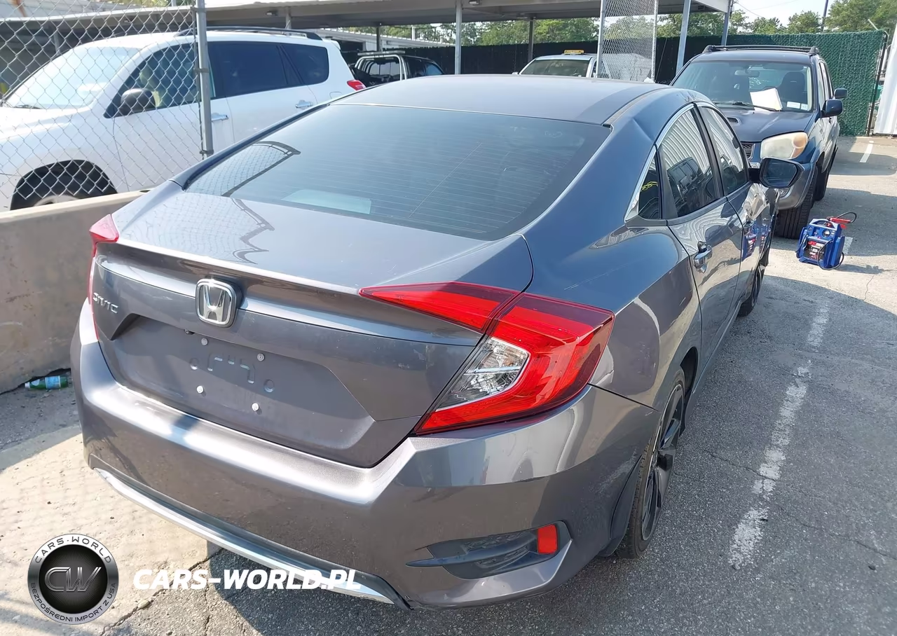2019 Honda Civic Lx VIN:19XFC2F67KE045956 - 4