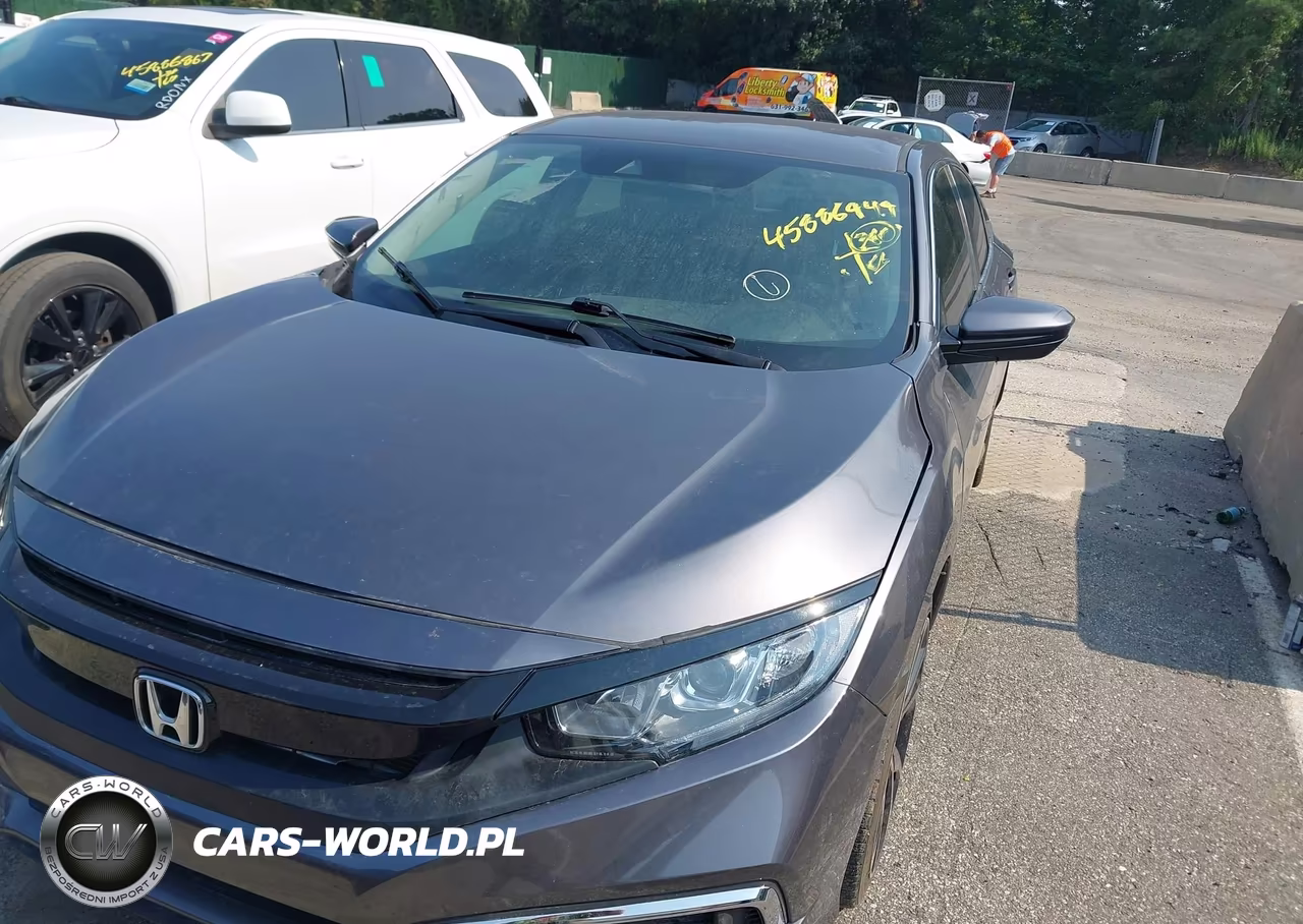 2019 Honda Civic Lx VIN:19XFC2F67KE045956 - 6