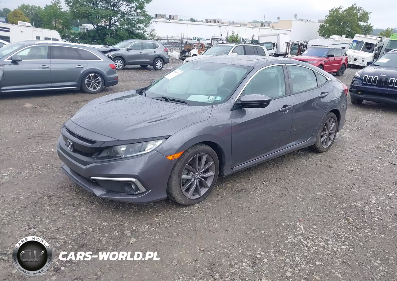 2019 Honda Civic Ex-L VIN:2HGFC1F7XKH651244 - 2