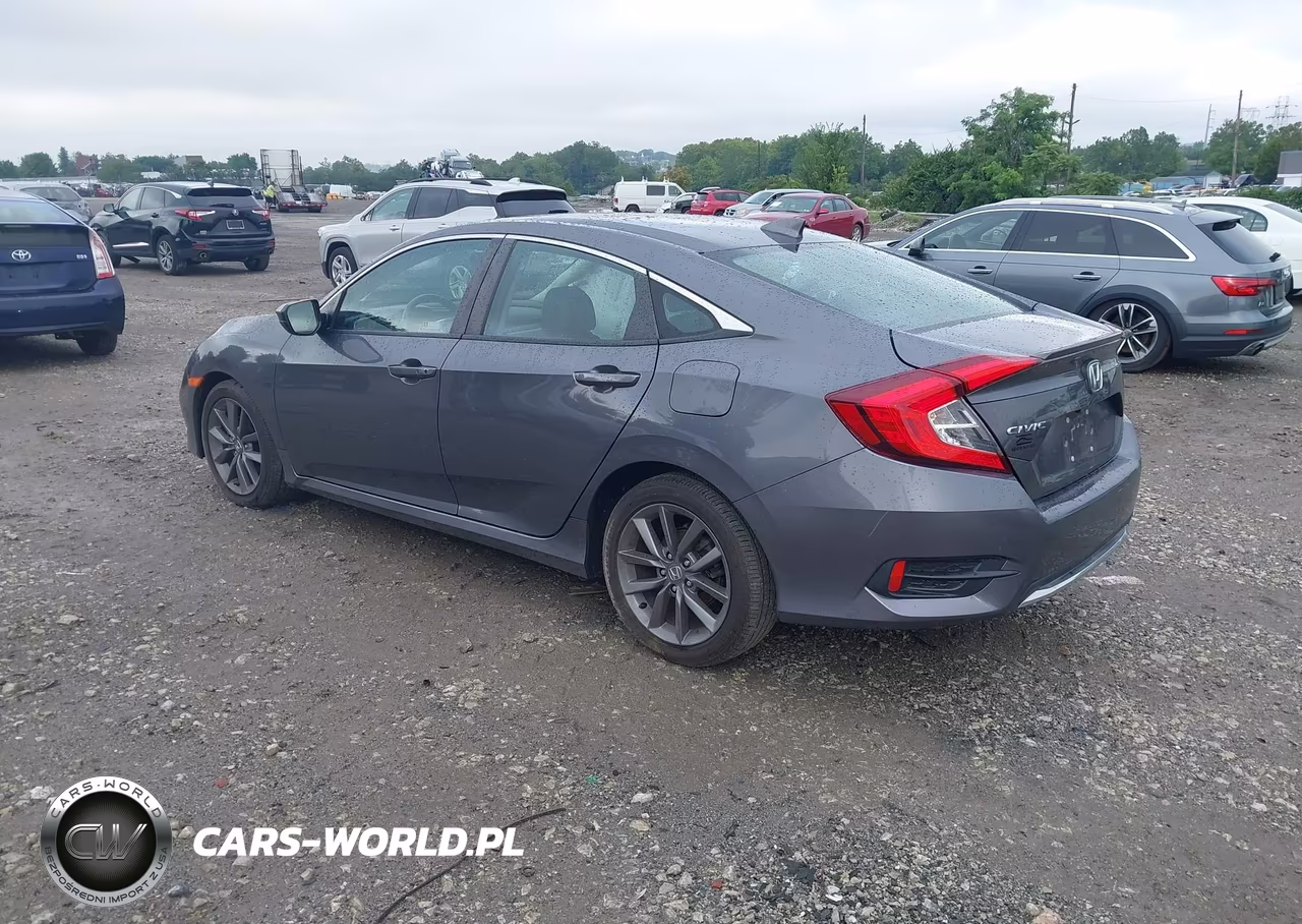 2019 Honda Civic Ex-L VIN:2HGFC1F7XKH651244 - 3