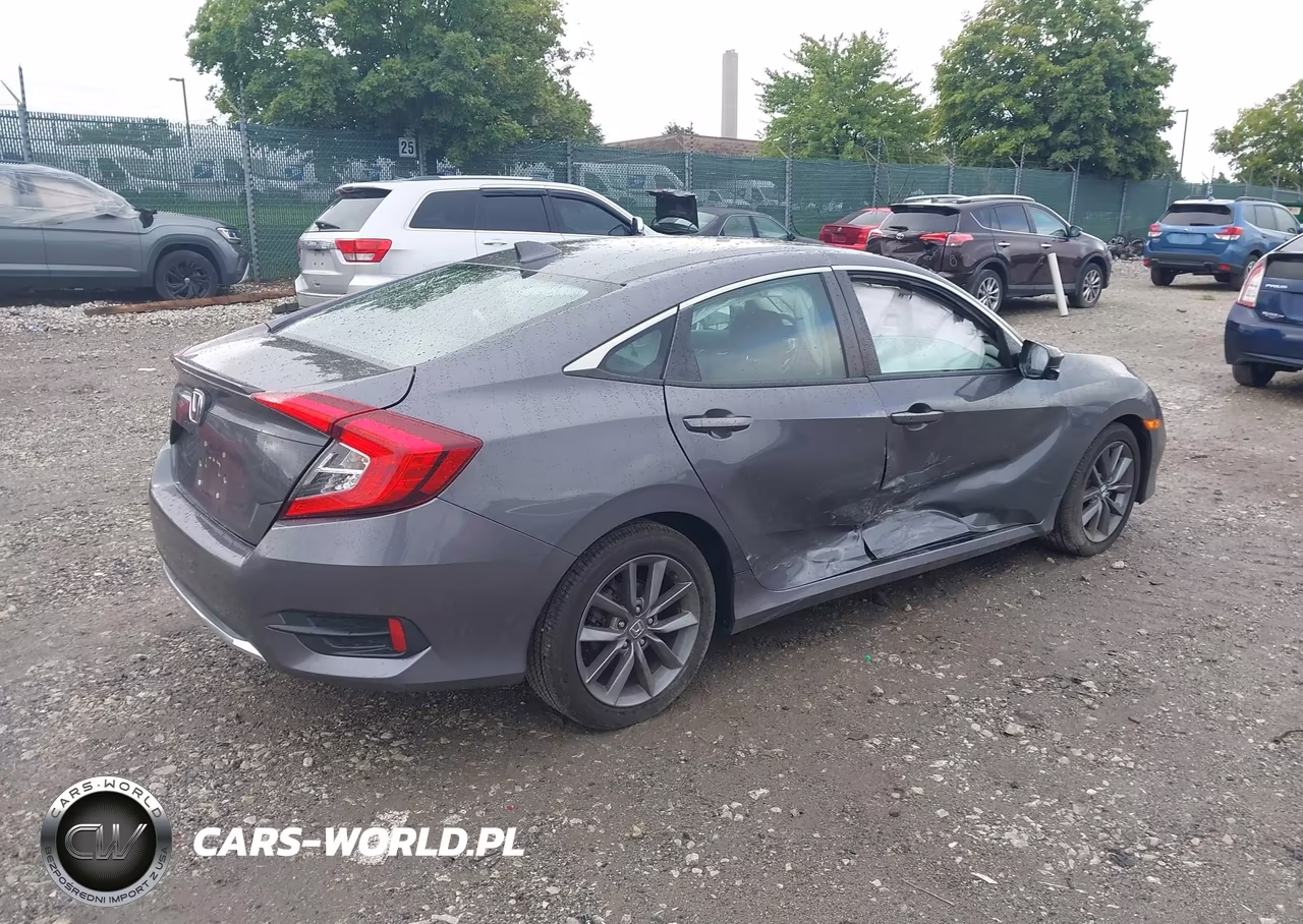 2019 Honda Civic Ex-L VIN:2HGFC1F7XKH651244 - 4