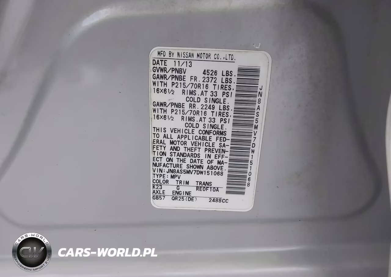 2013 Nissan Rogue S VIN:JN8AS5MV7DW151068 - 9