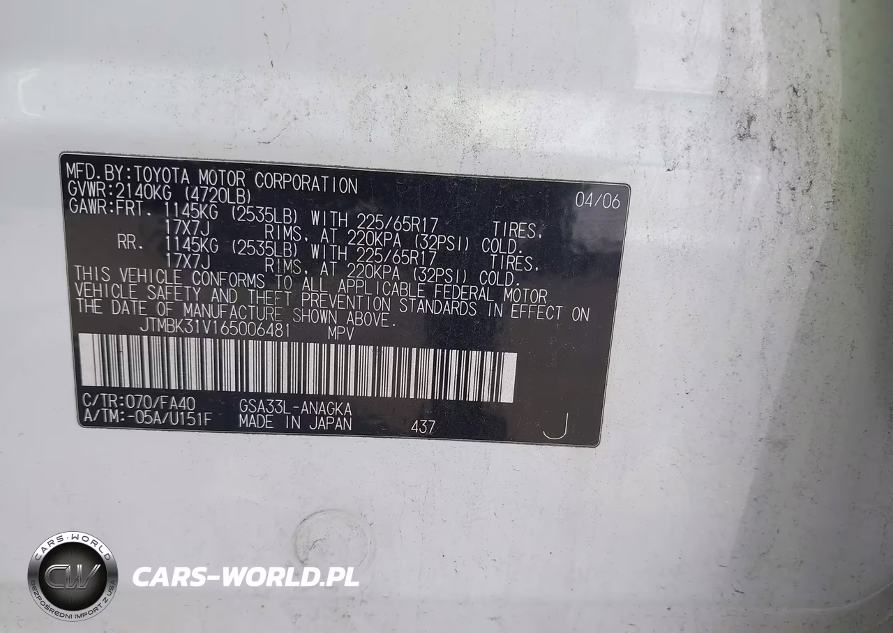 2006 Toyota Rav4 Limited V6 VIN:JTMBK31V165006481 - 9