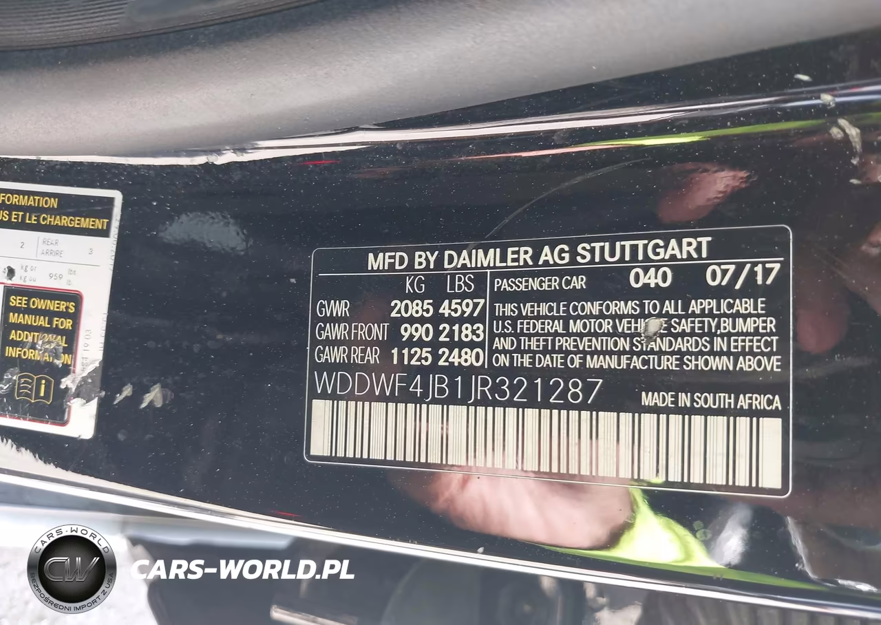 2018 Mercedes-Benz C 300 VIN:WDDWF4JB1JR321287 - 9