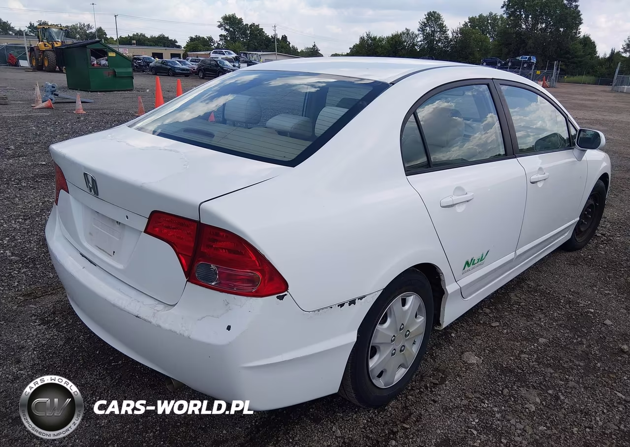 2007 Honda Civic Gx VIN:1HGFA46567L000273 - 4