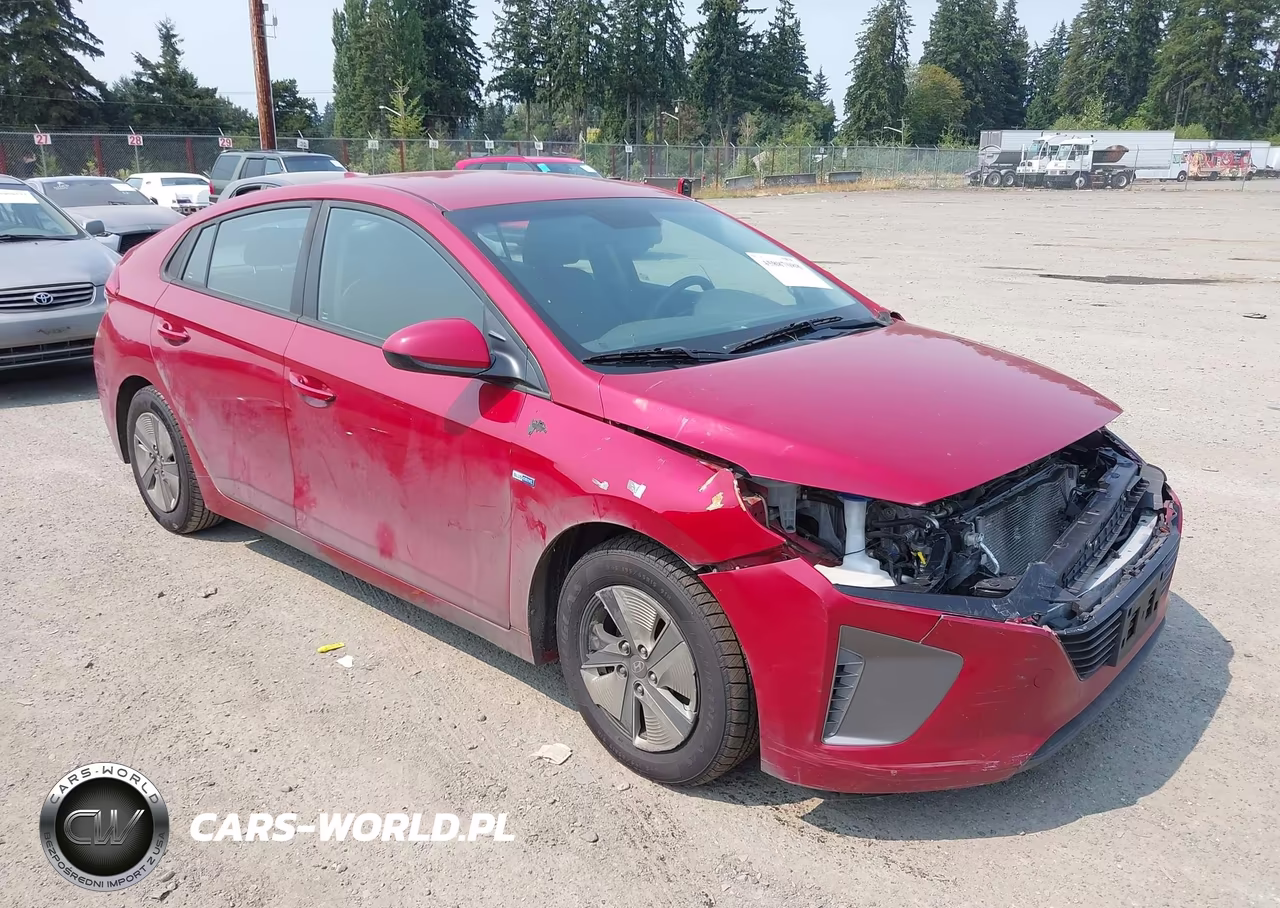 2019 Hyundai Ioniq Hybrid Blue VIN:KMHC65LCXKU174289 - 1