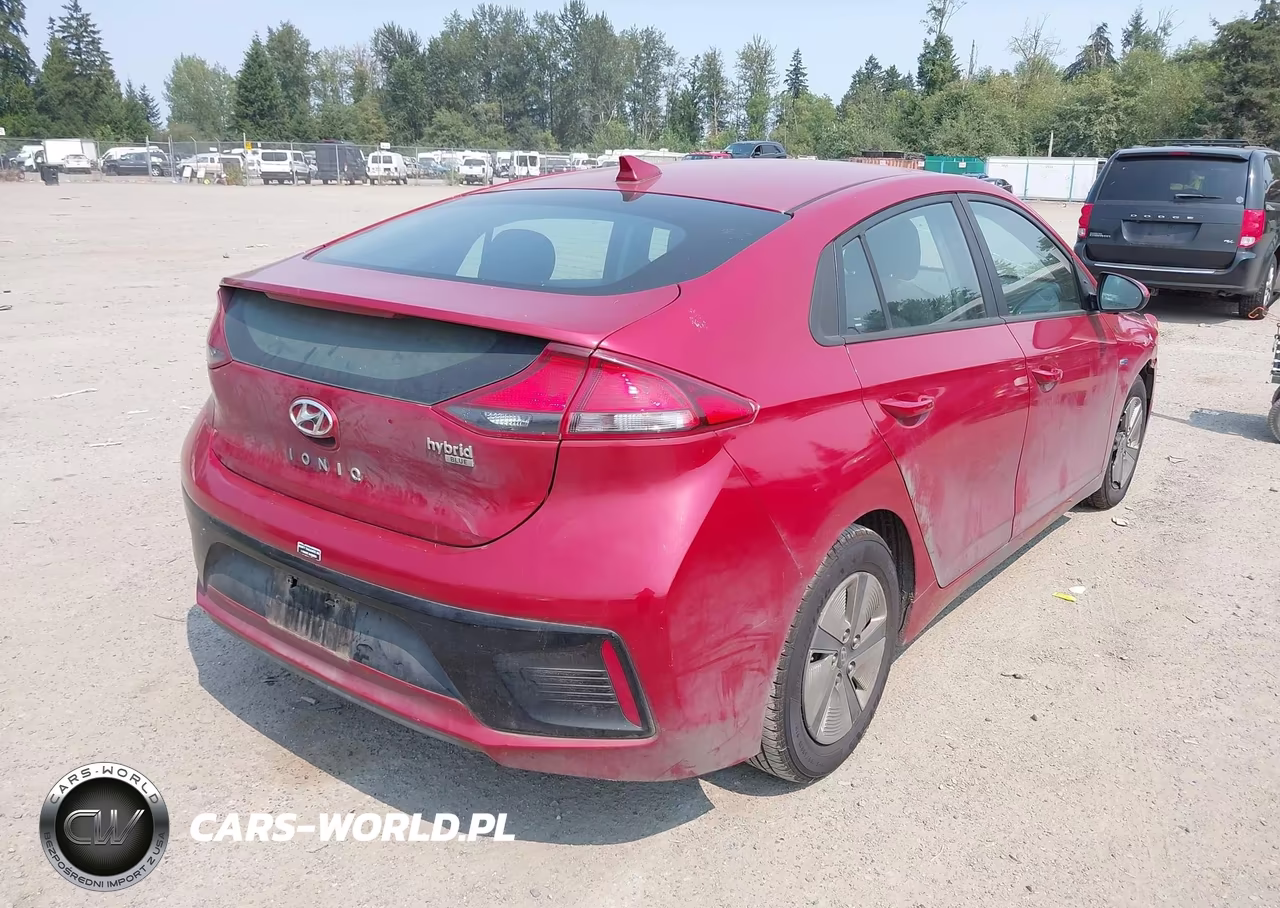 2019 Hyundai Ioniq Hybrid Blue VIN:KMHC65LCXKU174289 - 4