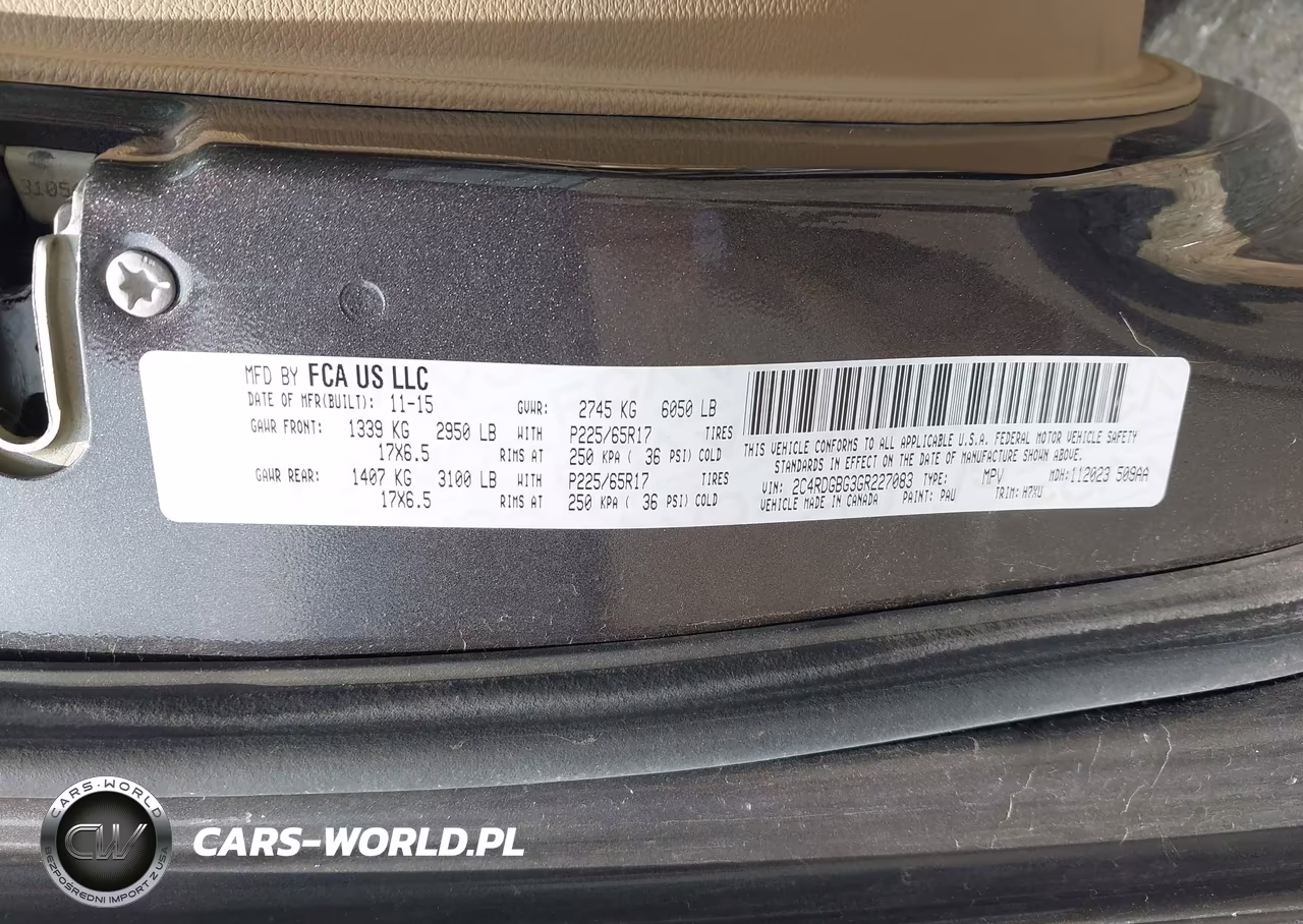 2016 Dodge Grand Caravan American Value Pkg VIN:2C4RDGBG3GR227083 - 9