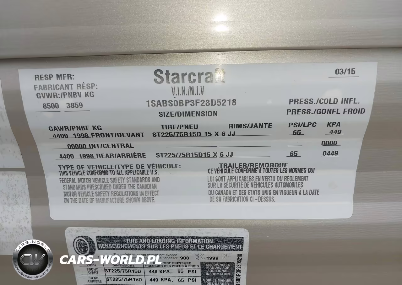 2015 Starcraft Ar-One Maxx Travel Trailer VIN:1SABS0BP3F28D5218 - 9