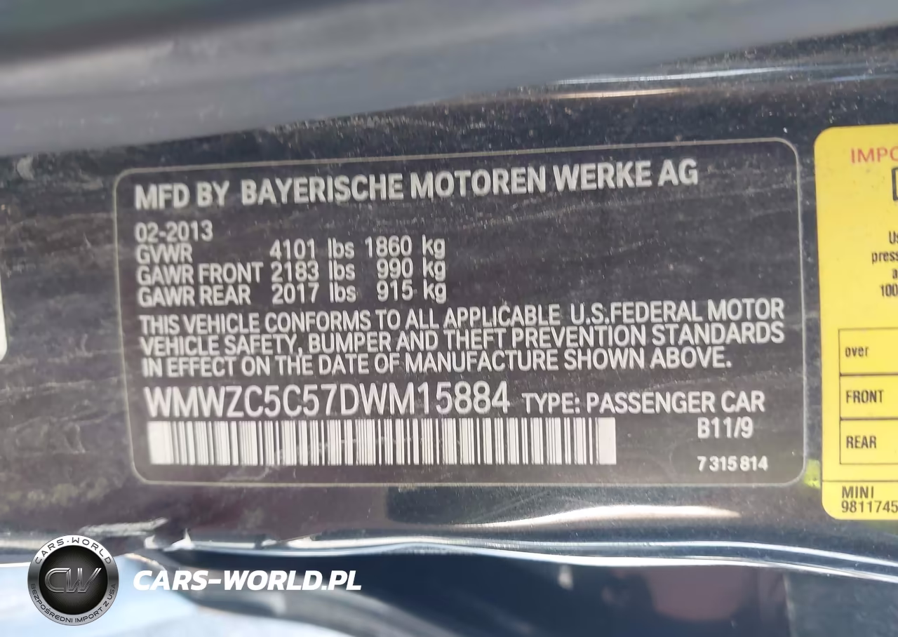 2013 Mini Countryman Cooper S VIN:WMWZC5C57DWM15884 - 9